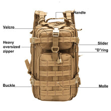 Load image into Gallery viewer, Waterproof Military Tactical Backpack for Camping and Hunting
