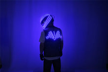 Load image into Gallery viewer, LED Strobe Robot Costume Set w/Glowing Helmet, Parties
