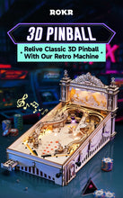 Load image into Gallery viewer, 3D Wooden Pinball Puzzle for Kids, Adults, Families
